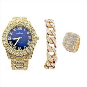 "Denver" Watch, Chain, and Ring Set